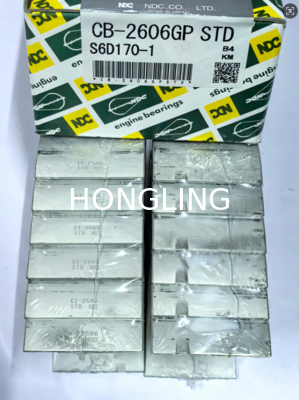 Komatsu 6D170 Main Bearing 6162-23-8010 Connecting Rod Bearing  6162-33-3041  Thrust Plate 6162-23-8050