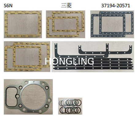 Mitsubishi Engine Parts S6N Head Gasket and overhaul package 37194-20571