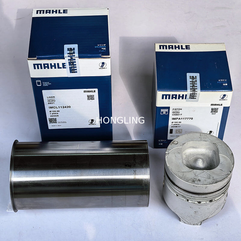 MAHLE PISTON AND LINER 6BD1 1-87618222-0 IMCL112420 IMPA117770 1121117770